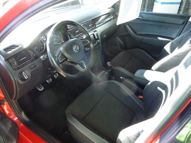Skoda Rapid Spaceback in Red