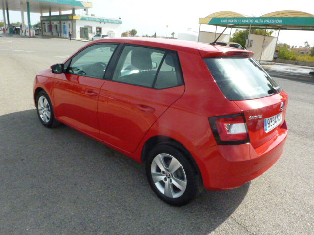 2018 Skoda Fabia in red