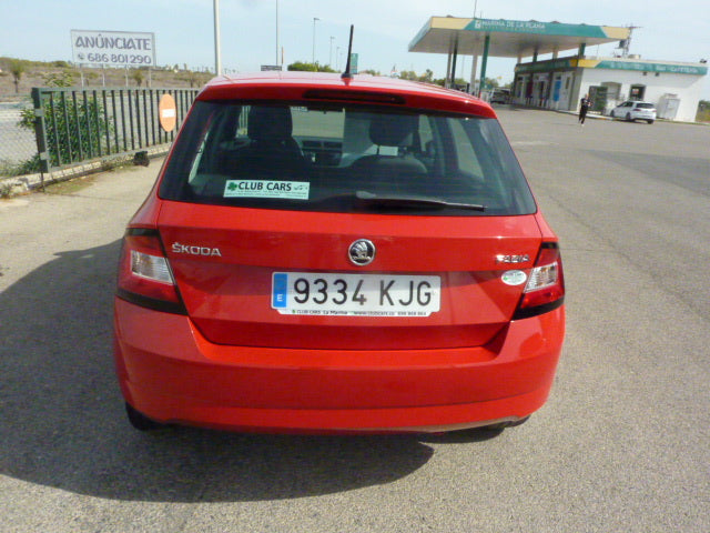 2018 Skoda Fabia in red