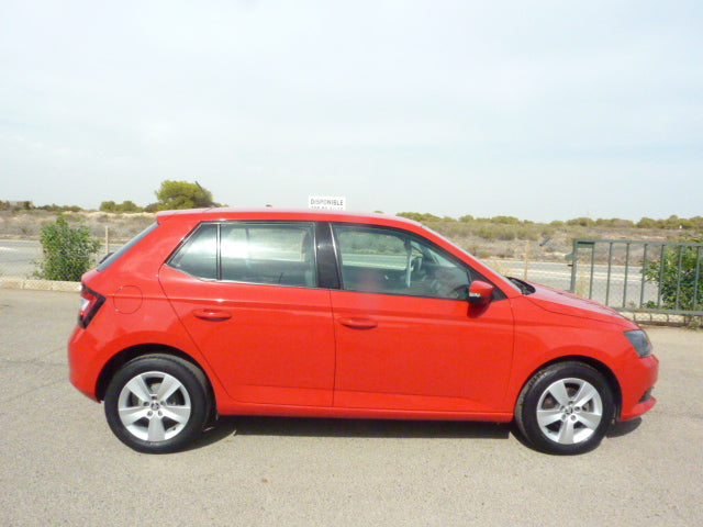 2018 Skoda Fabia in red